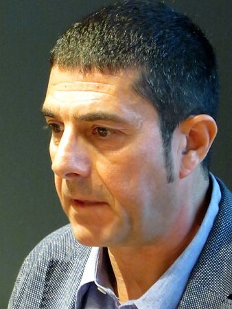 El director de premsa Xavier Gafarot, durant la seva intervenció
