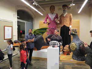 Monstrari de carrer. Inauguració de l'exposició de figures de la imatgeria festiva popular de Nuxu Perpinyà