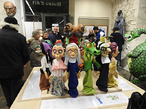 Monstrari de carrer. Inauguració de l'exposició de figures de la imatgeria festiva popular de Nuxu Perpinyà