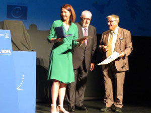 Lliurament del Premi d'Europa 2016 a Girona, atorgat pel Consell d'Europa