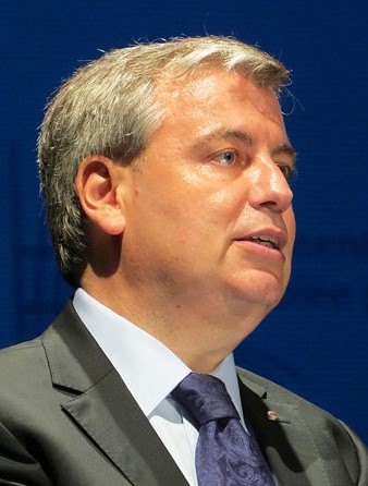 Jordi Xuclà, membre de la Comissió de Cultura, Ciència, Educació i Mitjans de Comunicació de l'Assemblea Parlamentària del Consel d'Europa, durant la seva intervenció