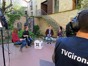 Programa 1mon.cat de Xip TV al Call. Emissió del capítol 116 des del Call de Girona