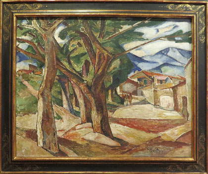 Mela Muter. Paisatge de Saint-Tropez. 1921