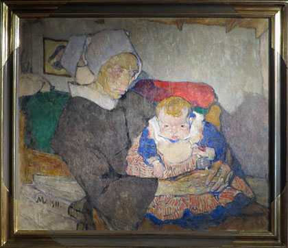 Mela Muter. Vella bretona ambm nen. 1911