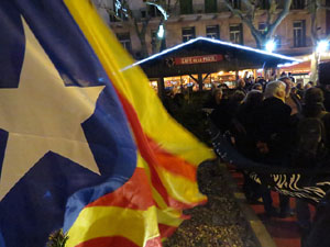 L'hora solidària a Perpinyà, acte organitzat pel Comitè de Solidaritat Catalana