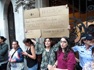 Manifestació contra la sentència de La Manada