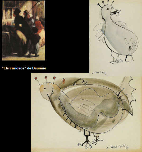 'Els curiosos' de Daumier