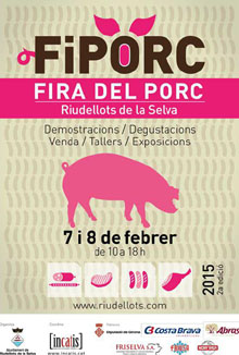 Cartell de la Fira del Porc FIPORC 2015
