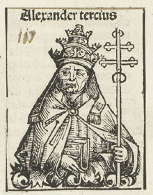 El papa Alexandre III (?-1181)