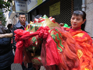 Celebraci&oacute; de l'any nou xin&egrave;s a Girona 