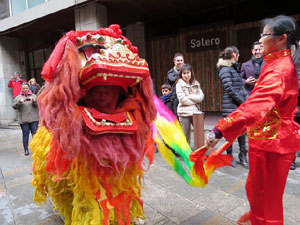 Celebraci&oacute; de l'any nou xin&egrave;s a Girona 