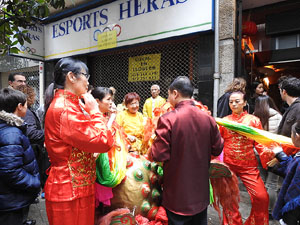 Celebraci&oacute; de l'any nou xin&egrave;s a Girona 