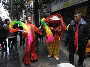 Celebraci&oacute; de l'any nou xin&egrave;s a Girona 