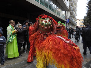Celebraci&oacute; de l'any nou xin&egrave;s a Girona 