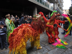 Celebraci&oacute; de l'any nou xin&egrave;s a Girona 
