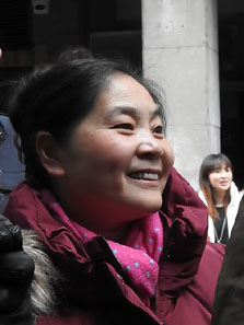 Celebraci&oacute; de l'any nou xin&egrave;s a Girona. La gent