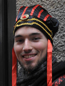 Celebraci&oacute; de l'any nou xin&egrave;s a Girona. La gent