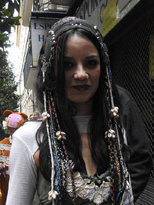 Celebraci&oacute; de l'any nou xin&egrave;s a Girona. La gent