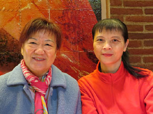 Celebraci&oacute; de l'any nou xin&egrave;s a Girona. La gent