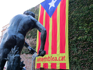 Assaig de la Diada 2016 al Jardí de la Infància