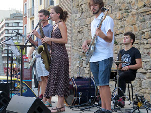 Assaig de la Diada 2016 al Jardí de la Infància