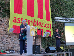 Assaig de la Diada 2016 al Jardí de la Infància