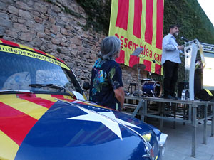 Assaig de la Diada 2016 al Jardí de la Infància