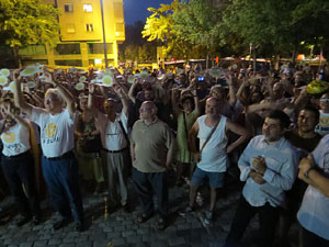 Assaig de la Diada 2016 al Jardí de la Infància
