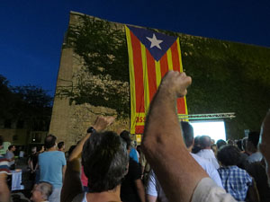 Assaig de la Diada 2016 al Jardí de la Infància