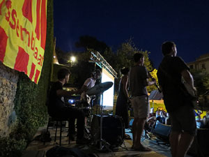 Assaig de la Diada 2016 al Jardí de la Infància