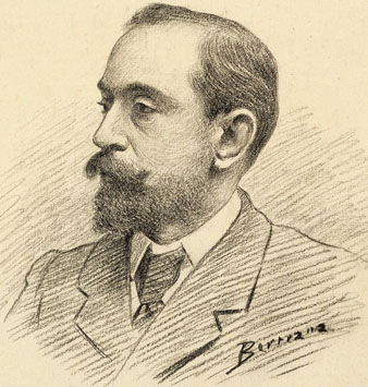 Retrat de Joan Maragall. Dibuix de Prudenci Bertrana