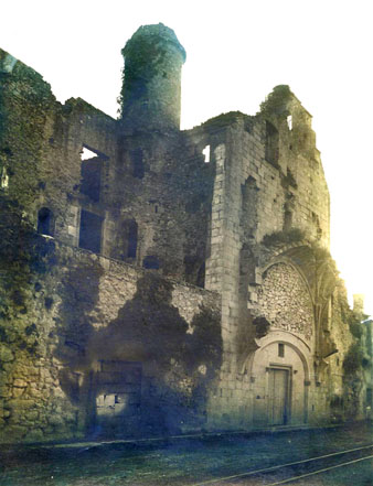 Restes de l'església de Nostra Senyora del Pilar de Pedret. 1915-1926