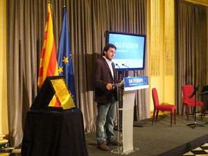 Celebració del Dia d'Europa 2016 al Saló de Descans del Teatre Municipal de Girona