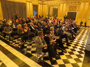 Celebració del Dia d'Europa 2016 al Saló de Descans del Teatre Municipal de Girona