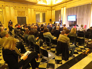 Celebració del Dia d'Europa 2016 al Saló de Descans del Teatre Municipal de Girona