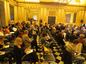 Celebració del Dia d'Europa 2016 al Saló de Descans del Teatre Municipal de Girona