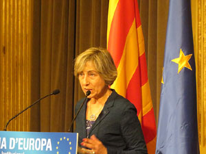 Celebració del Dia d'Europa 2016 al Saló de Descans del Teatre Municipal de Girona