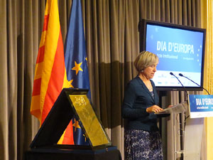 Celebració del Dia d'Europa 2016 al Saló de Descans del Teatre Municipal de Girona