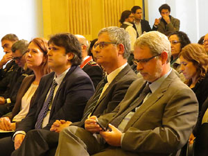 Celebració del Dia d'Europa 2016 al Saló de Descans del Teatre Municipal de Girona