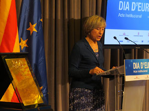 Celebració del Dia d'Europa 2016 al Saló de Descans del Teatre Municipal de Girona