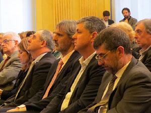 Celebració del Dia d'Europa 2016 al Saló de Descans del Teatre Municipal de Girona