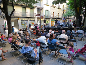 Dia de la M&uacute;sica 2016. Escenari de la Rambla de la Llibertat