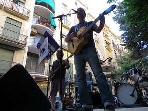 Dia de la M&uacute;sica 2016. Escenari de la Rambla de la Llibertat