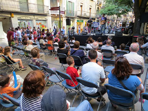 Dia de la M&uacute;sica 2016. Escenari de la Rambla de la Llibertat