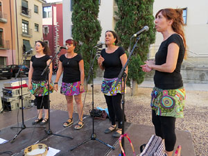 Dia de la Música 2016. Escenari de la plaça de Sant Feliu