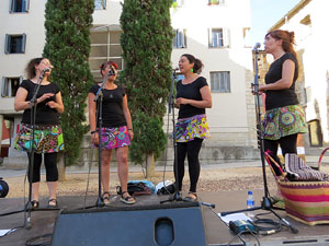 Dia de la Música 2016. Escenari de la plaça de Sant Feliu