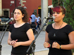 Dia de la Música 2016. Escenari de la plaça de Sant Feliu