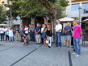 Diada Nacional 2016. Homenatge floral a Carles Rahola a la Rambla de la Llibertat