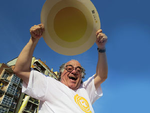 Diada Nacional 2016. Manifestació sotre el lema A punt. Endavant república catalana, a Salt