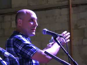 Diada Nacional 2016. X Marxa de Torxes de Girona. Lectura del manifest